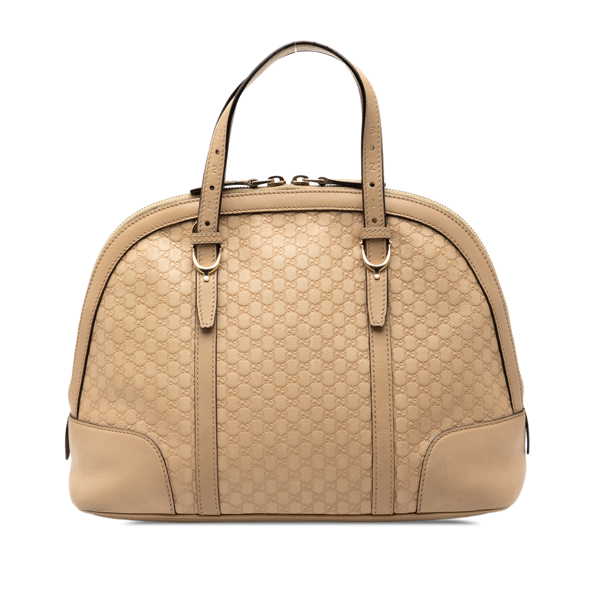 Pre-owned Leather Dome Satchel