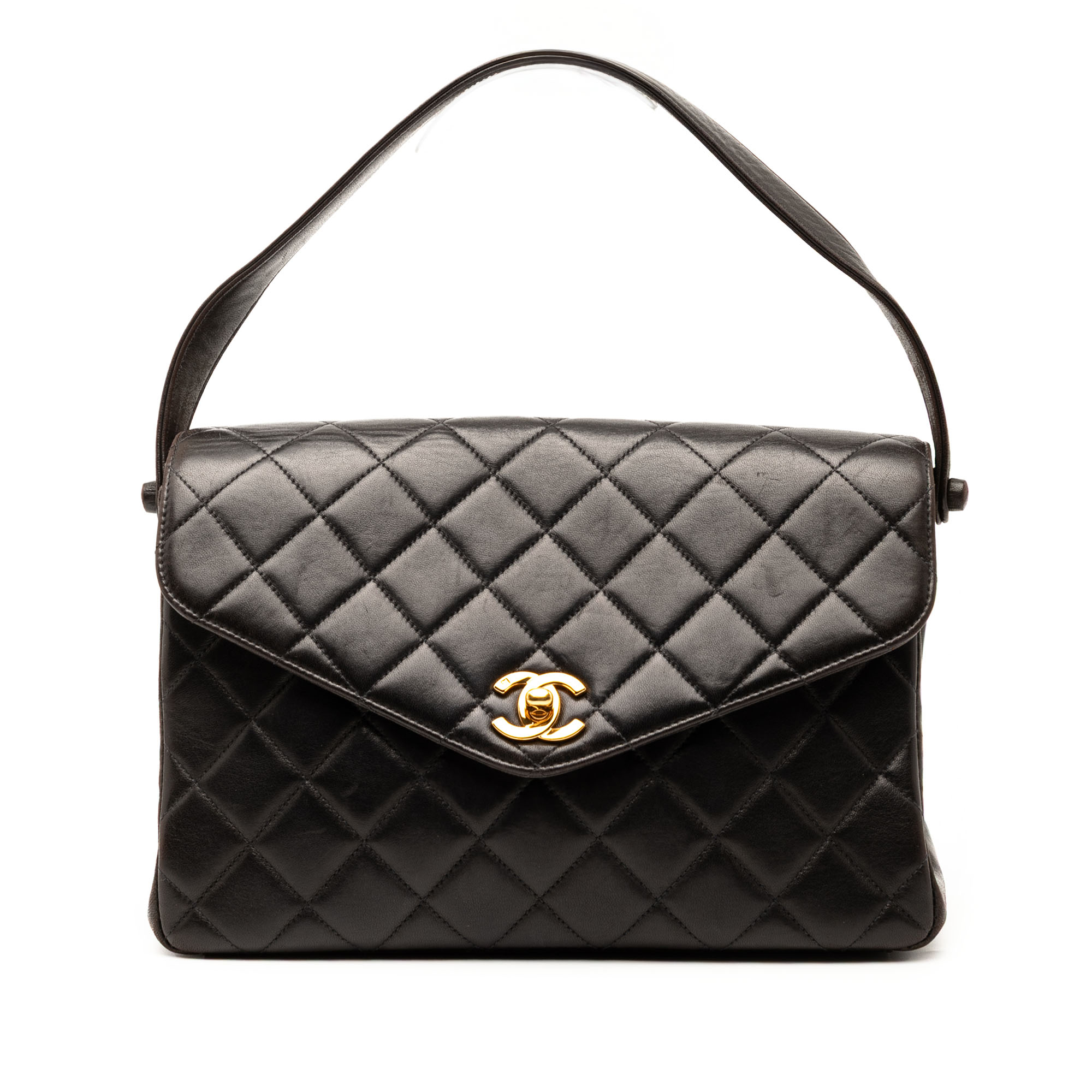 Pre-owned Quilted Flap Shoulder Bag