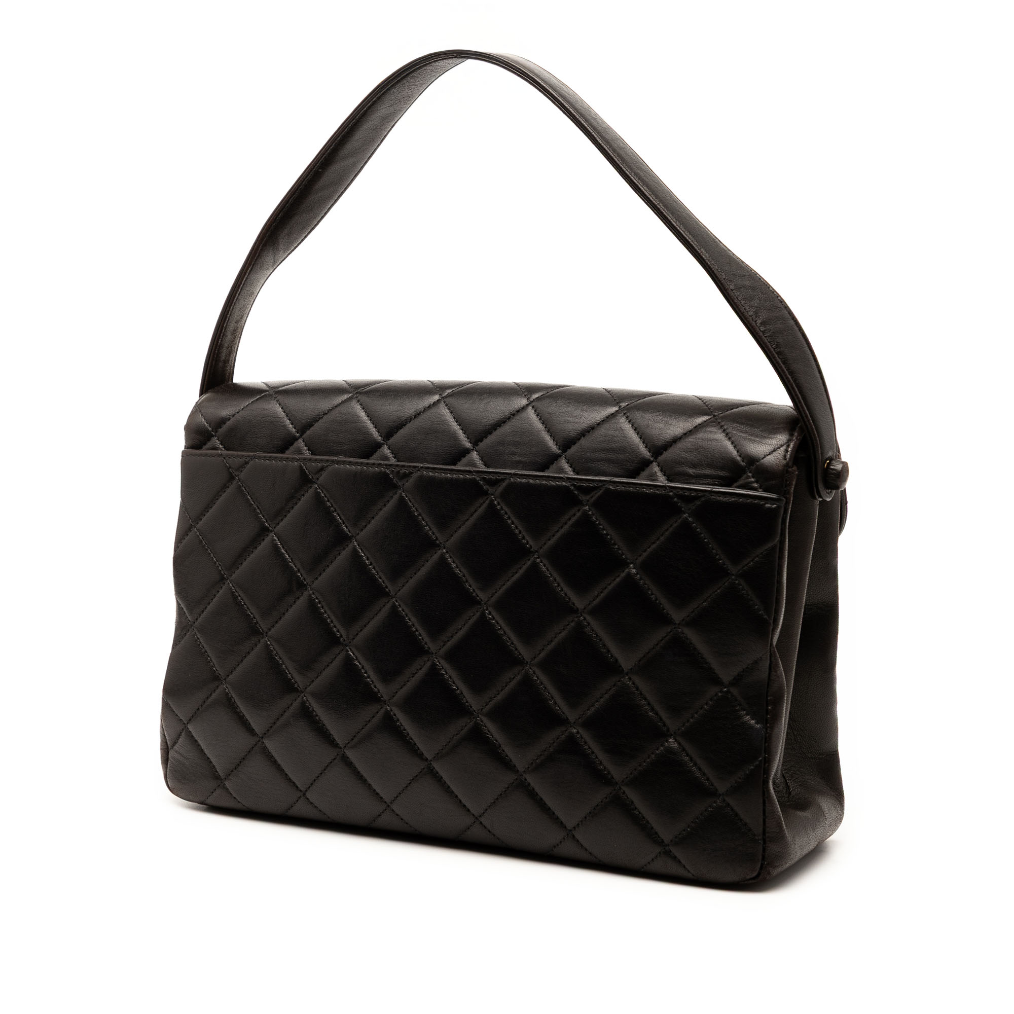 Pre-owned Quilted Flap Shoulder Bag