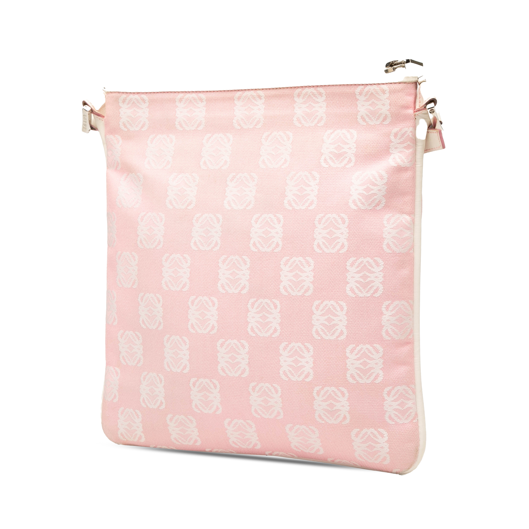 Pre-owned Printed Canvas Shoulder Bag