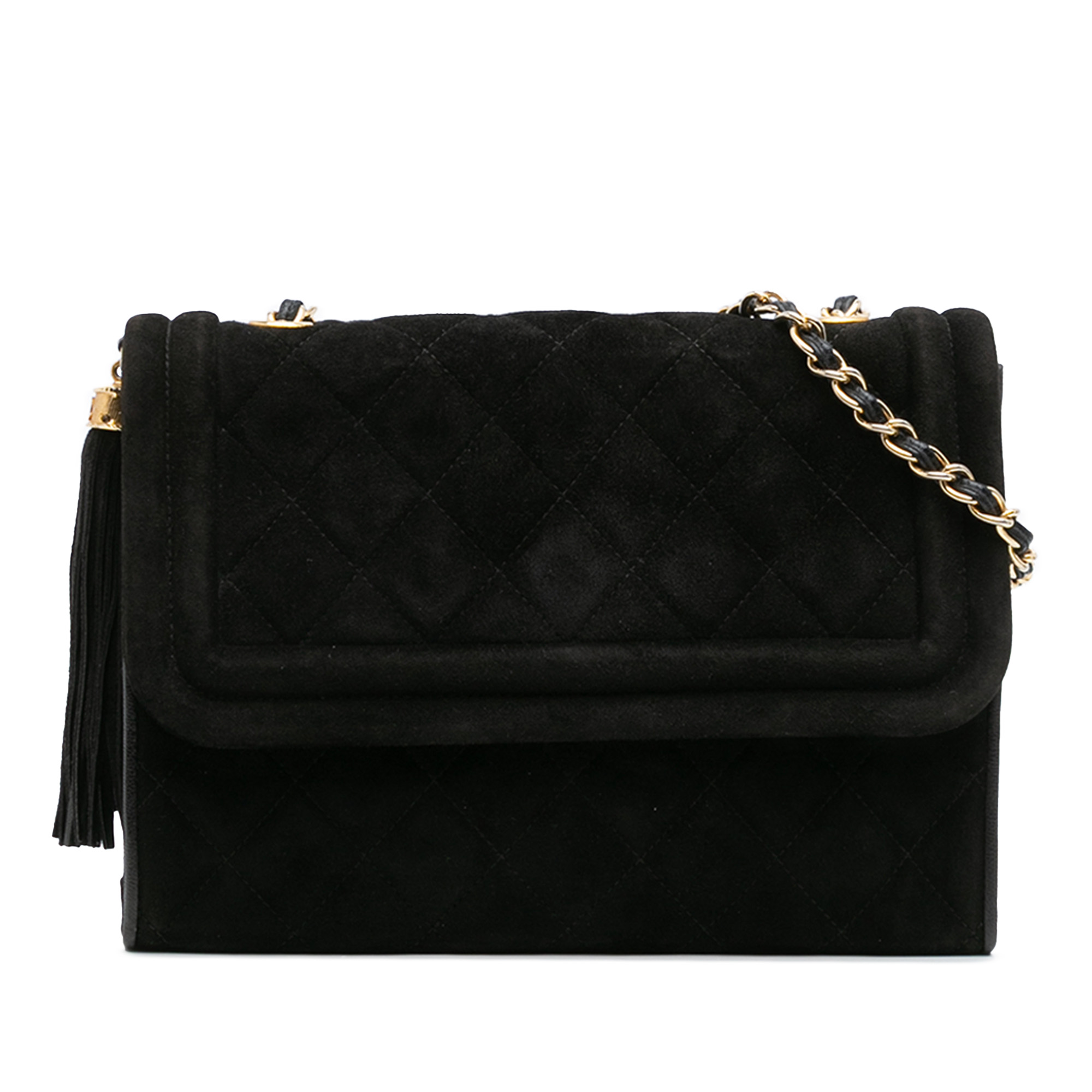 Pre-owned Quilted Flap Shoulder Bag