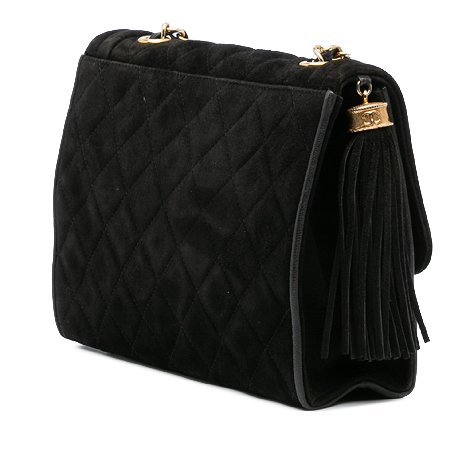 Pre-owned Quilted Flap Shoulder Bag