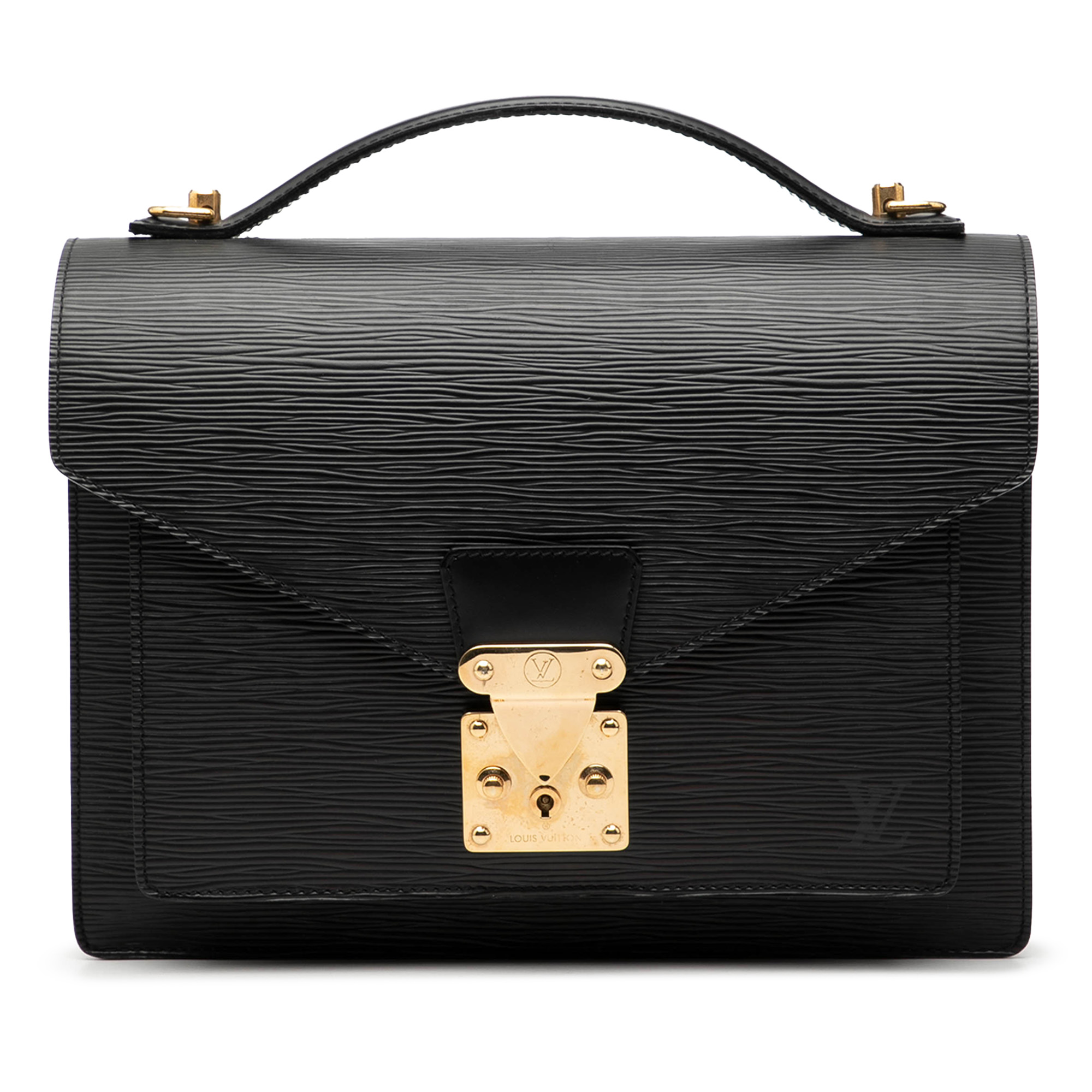 Pre-owned Structured Leather Satchel