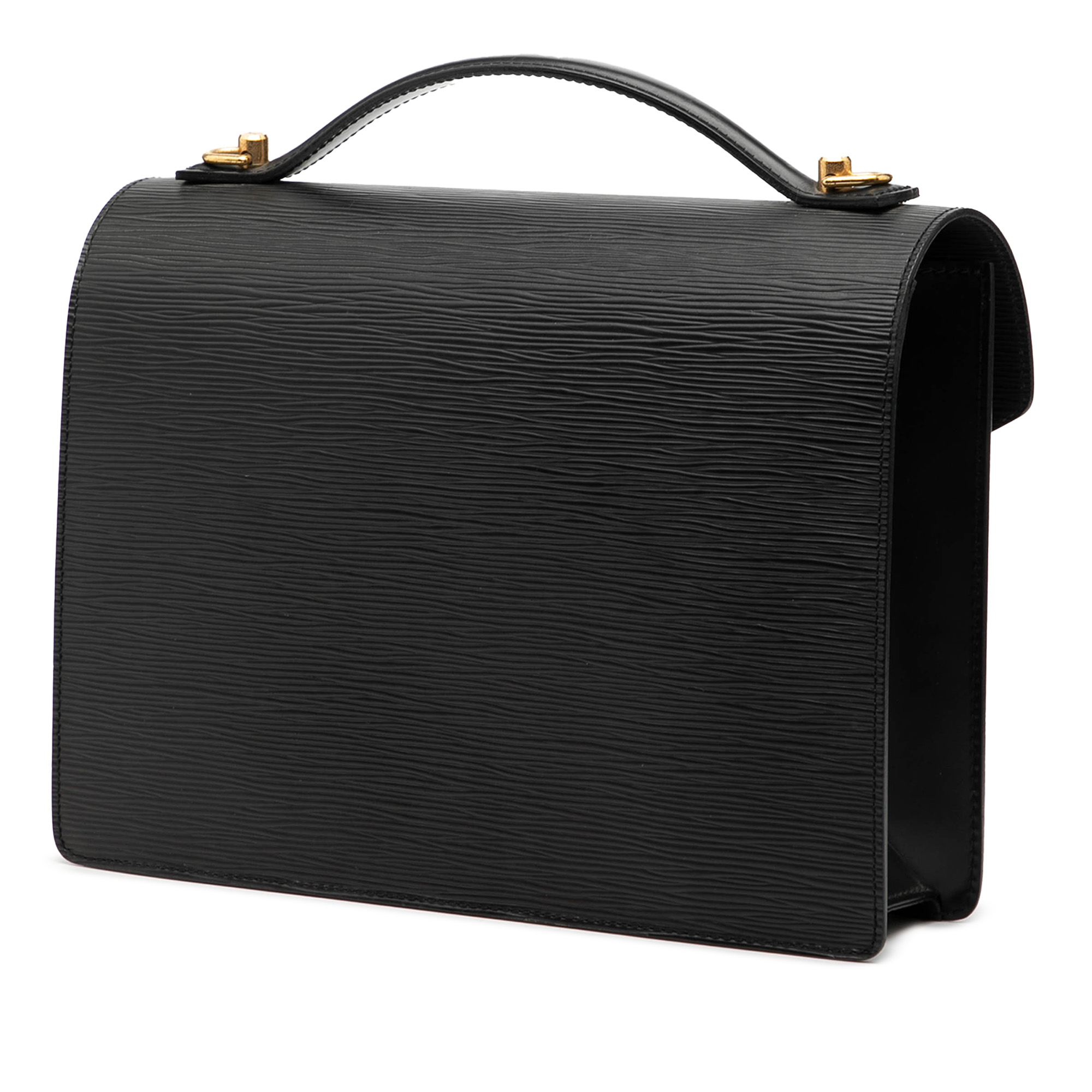 Pre-owned Structured Leather Satchel