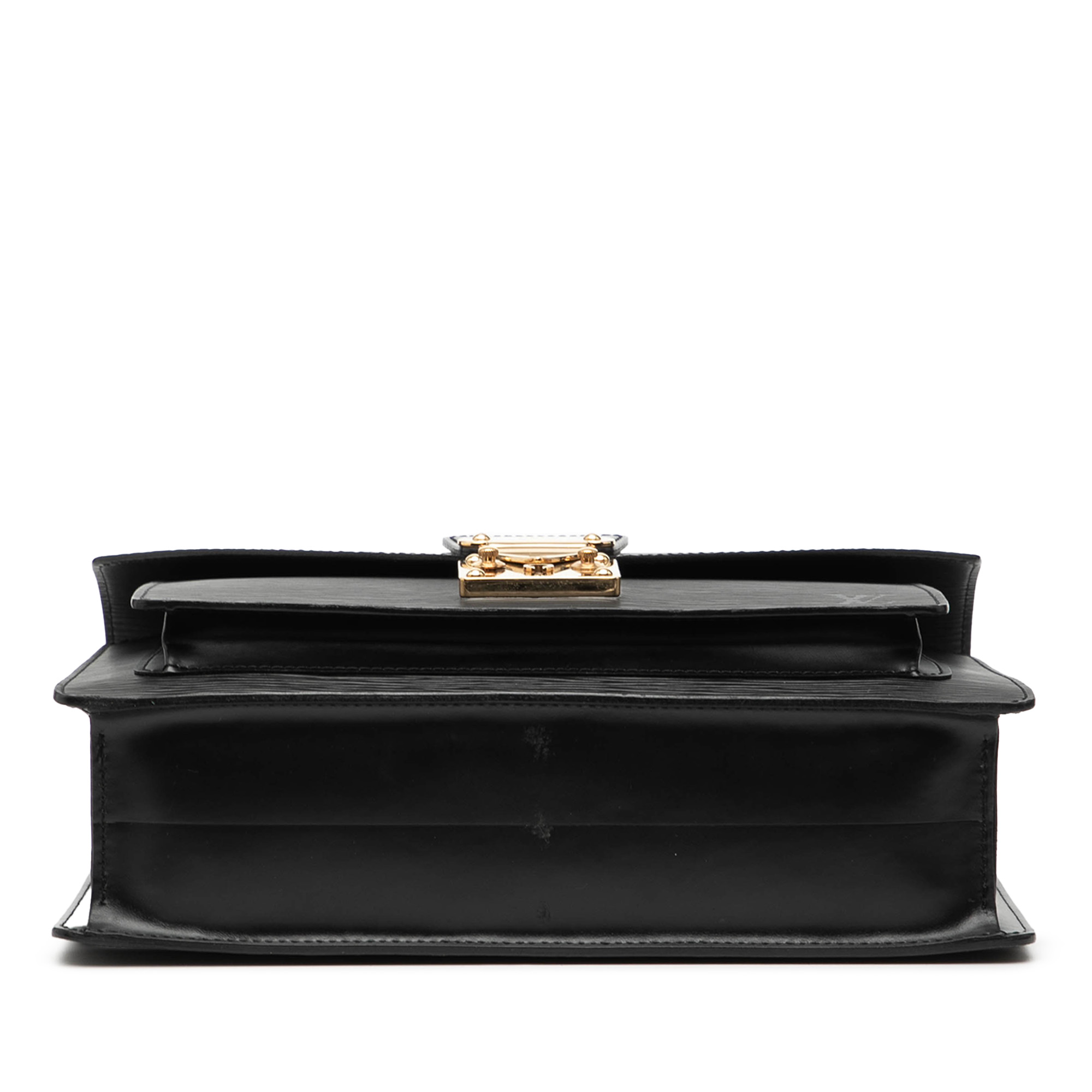 Pre-owned Structured Leather Satchel